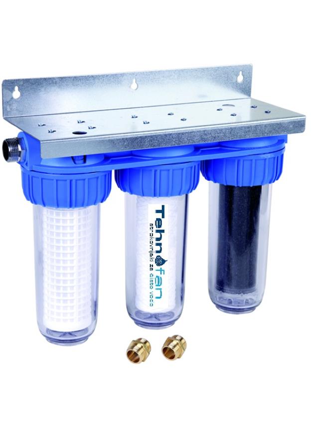 Trojni filter za vodo - za celo hišo (pralni-sediment-mikrofos)