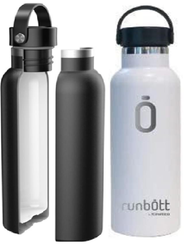 Runbott termo steklenica za vodo 600ml-bela
