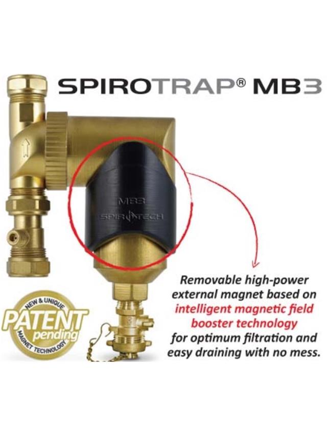 Spirotrap  MB3 lovilnik delcev z magnetom