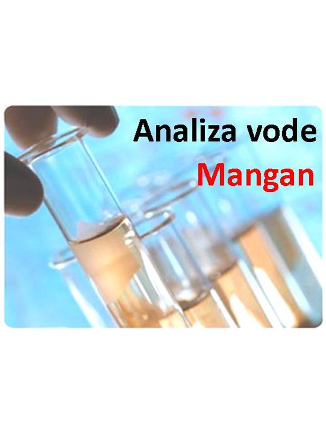 Analiza vode - mangan