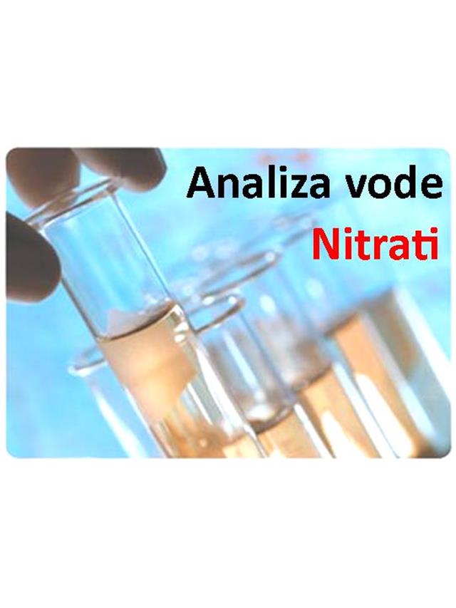 Analiza vode - nitrati