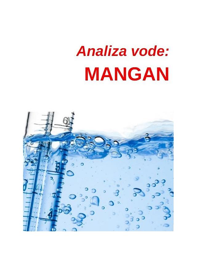 Analiza vode - mangan.