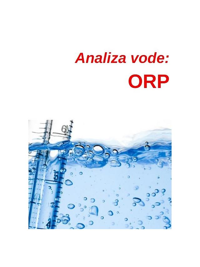 Analiza vode - ORP.